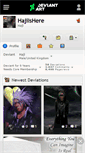 Mobile Screenshot of hajiishere.deviantart.com