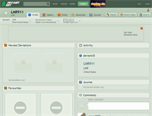 Tablet Screenshot of lmr911.deviantart.com
