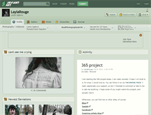 Tablet Screenshot of laylarouge.deviantart.com
