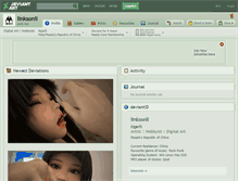 Tablet Screenshot of linksonli.deviantart.com