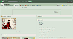 Desktop Screenshot of guide-girl.deviantart.com