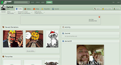 Desktop Screenshot of darkob.deviantart.com