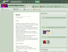 Tablet Screenshot of cynderandspyro-fans.deviantart.com