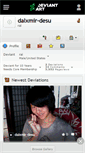 Mobile Screenshot of dalxmir-desu.deviantart.com