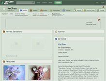 Tablet Screenshot of ke-shan.deviantart.com