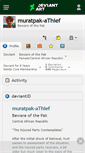 Mobile Screenshot of muratpak-athief.deviantart.com