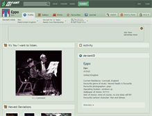 Tablet Screenshot of eppo.deviantart.com