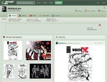 Tablet Screenshot of mobleyslaw.deviantart.com