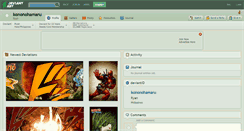 Desktop Screenshot of kononohamaru.deviantart.com