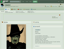 Tablet Screenshot of chibikit1.deviantart.com