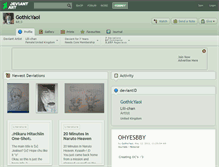 Tablet Screenshot of gothicyaoi.deviantart.com
