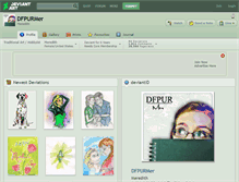 Tablet Screenshot of dfpurmer.deviantart.com