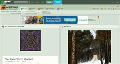 Desktop Screenshot of angelinglass.deviantart.com