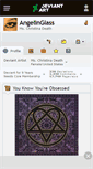 Mobile Screenshot of angelinglass.deviantart.com