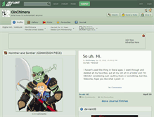 Tablet Screenshot of ginchimera.deviantart.com