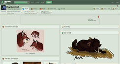Desktop Screenshot of phantomwolf.deviantart.com