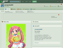 Tablet Screenshot of onnanokomix.deviantart.com