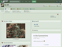 Tablet Screenshot of mc-gill.deviantart.com