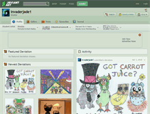 Tablet Screenshot of invaderjade1.deviantart.com