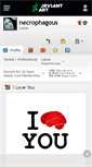 Mobile Screenshot of necrophagous.deviantart.com
