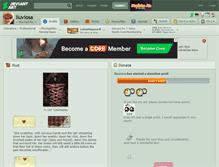 Tablet Screenshot of lluviosa.deviantart.com