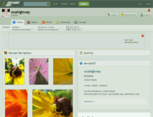 Tablet Screenshot of onahighway.deviantart.com