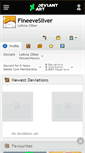 Mobile Screenshot of fineevesilver.deviantart.com