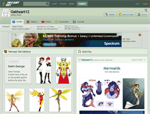 Tablet Screenshot of oakheart12.deviantart.com