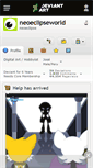 Mobile Screenshot of neoeclipseworld.deviantart.com