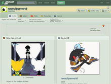 Tablet Screenshot of neoeclipseworld.deviantart.com
