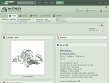 Tablet Screenshot of ish-gyakisa.deviantart.com