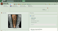 Desktop Screenshot of deseo-one.deviantart.com