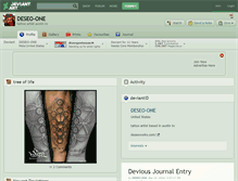 Tablet Screenshot of deseo-one.deviantart.com