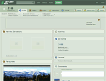 Tablet Screenshot of 5188.deviantart.com
