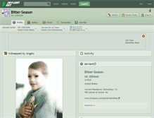 Tablet Screenshot of bitter-season.deviantart.com