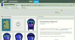 Desktop Screenshot of americanwolfman.deviantart.com