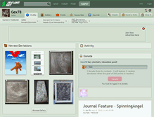Tablet Screenshot of gex78.deviantart.com