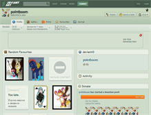 Tablet Screenshot of pointboom.deviantart.com