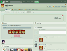 Tablet Screenshot of grellhurrplz.deviantart.com
