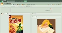 Desktop Screenshot of jackygilbertson.deviantart.com