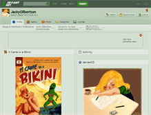 Tablet Screenshot of jackygilbertson.deviantart.com