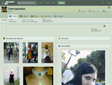 Tablet Screenshot of cherryplushies.deviantart.com