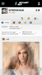 Mobile Screenshot of kristinkreuk.deviantart.com