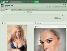 Tablet Screenshot of kristinkreuk.deviantart.com