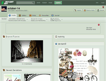 Tablet Screenshot of october-14.deviantart.com