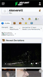 Mobile Screenshot of alexverett.deviantart.com