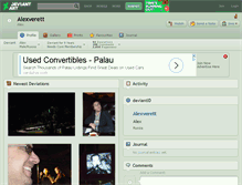Tablet Screenshot of alexverett.deviantart.com