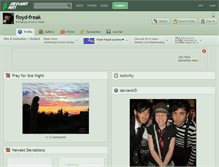 Tablet Screenshot of floyd-freak.deviantart.com