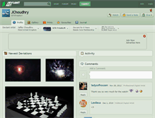 Tablet Screenshot of jchoudhry.deviantart.com