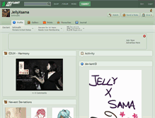 Tablet Screenshot of jellyxsama.deviantart.com